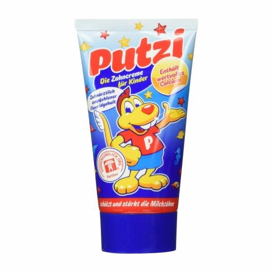 德国Putzi儿童加钙原味牙膏