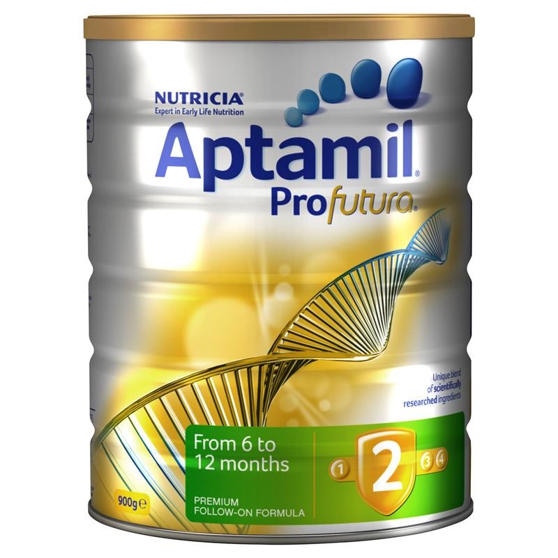 Aptamil爱他美婴儿配方奶粉（白金版2段） 900g
