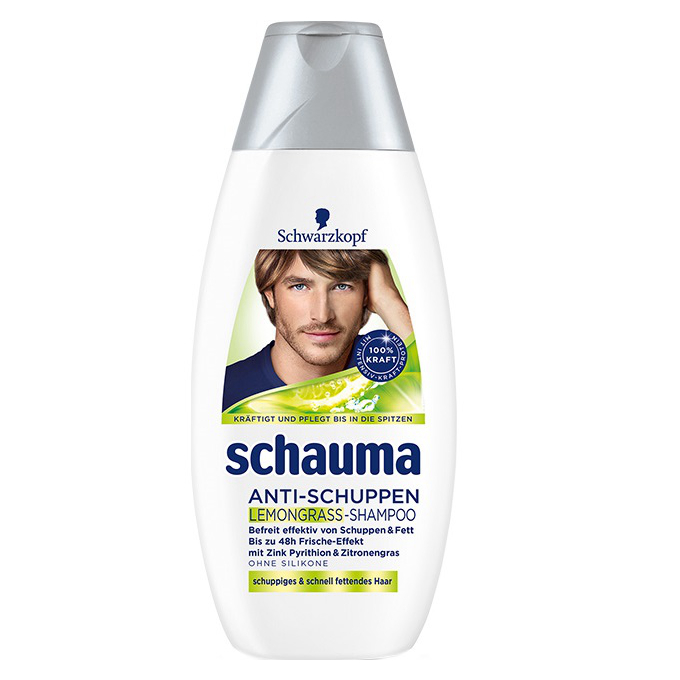 Schauma施华蔻男士柠檬草控油去屑洗发香波