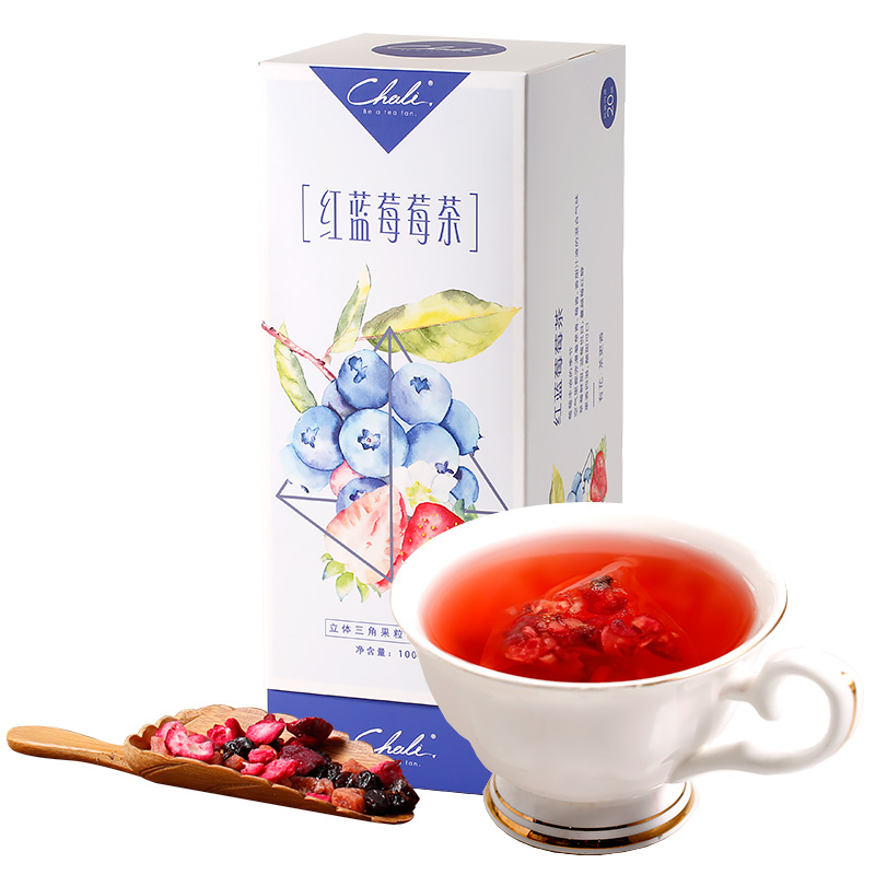茶里ChaLi 红蓝莓莓茶 花草莓果系列（20包/100g）
