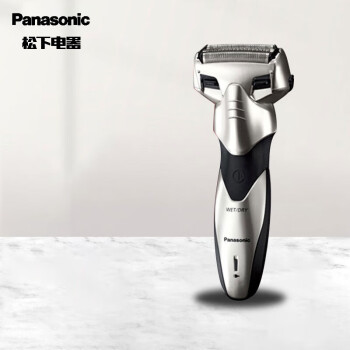 松下(Panasonic)银色电动剃须刀充电式男士胡须刀往复式电动刮胡刀ES-SL33-S405