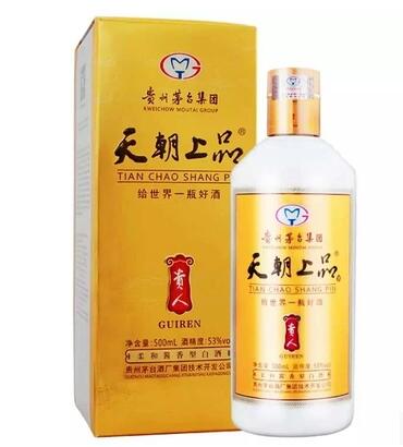 天朝上品贵人酒53度酱香型白酒500ml
