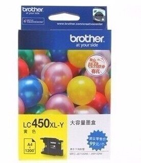 兄弟墨盒LC450XL Y黄色墨粉盒