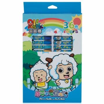 喜羊羊与灰太狼组合文具油画棒（36色） XYY4705