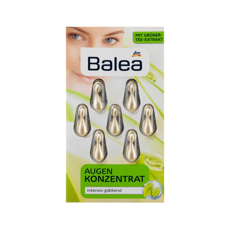 Balea芭乐雅 绿茶保湿舒缓眼部精华胶囊