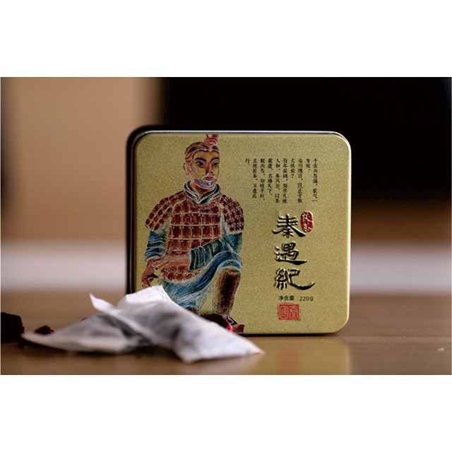 道通天下茯茶 秦遇纪 铁盒装