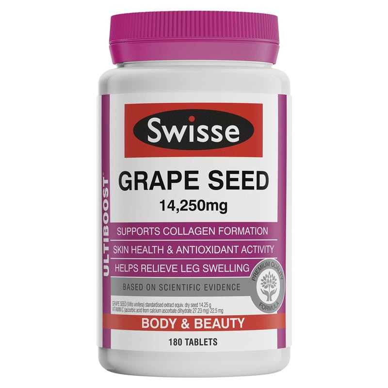 Swisse 高浓度葡萄籽 花青素180粒