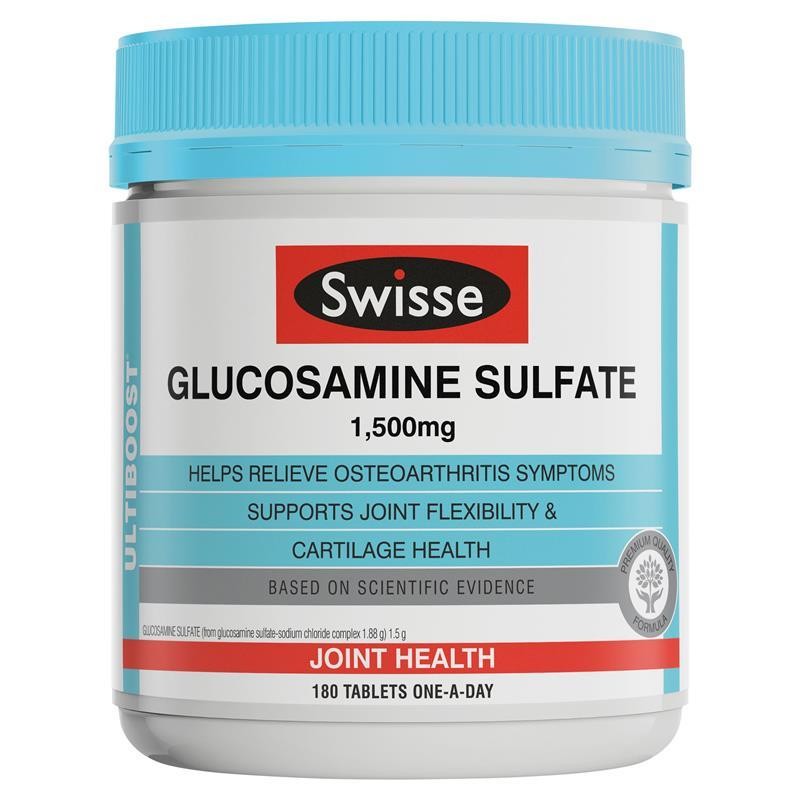 Swisse维骨力硫酸氨基葡萄糖 关节灵片 1500mg 180粒