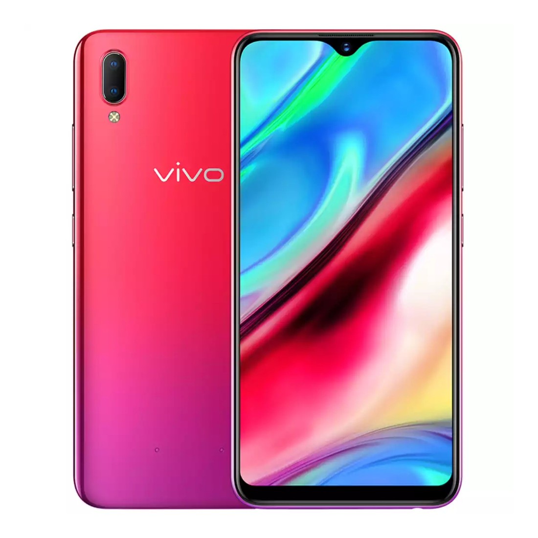 vivo Y93 水滴屏全面屏手机 4G+64G 紫霞红 全网通