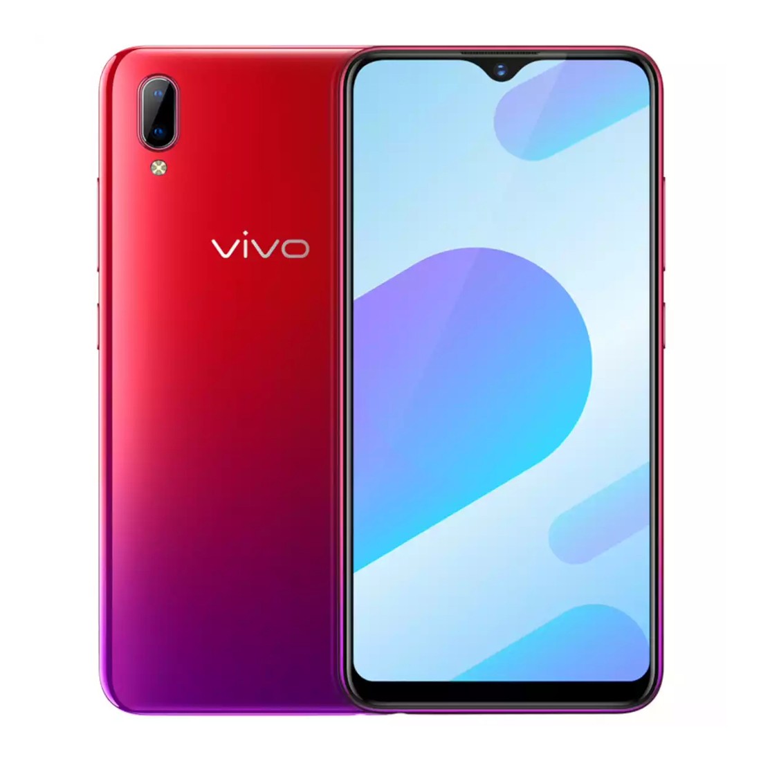 vivo Y93s 水滴屏全面屏手机 4G+128G 极光红 全网通