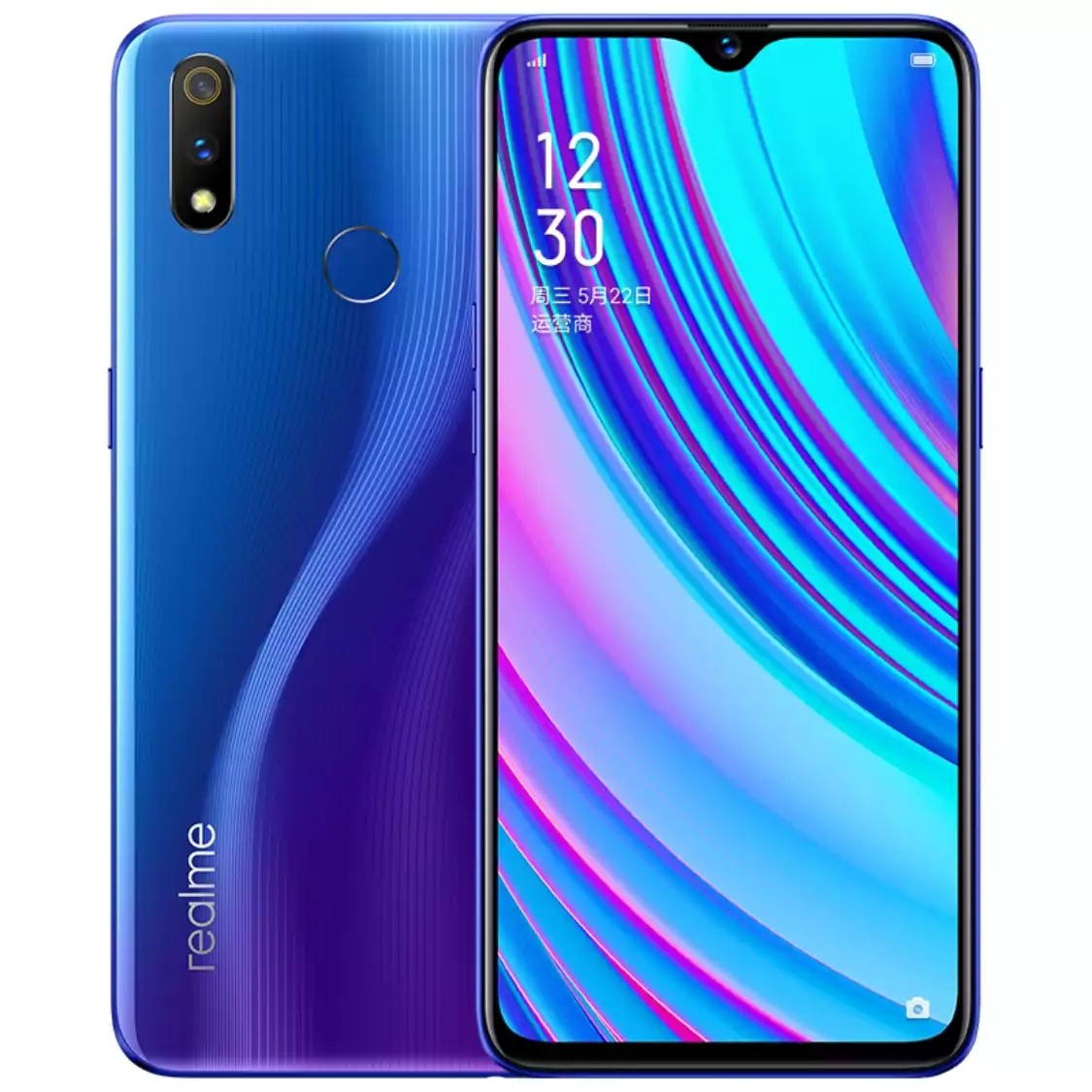 Realme X青春版 6G+64G 2500万前置 水滴全面屏游戏智能手机