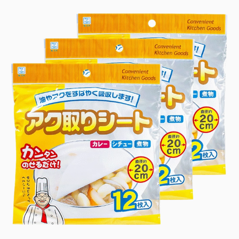 Kokubo日本食物纤维吸油纸12张