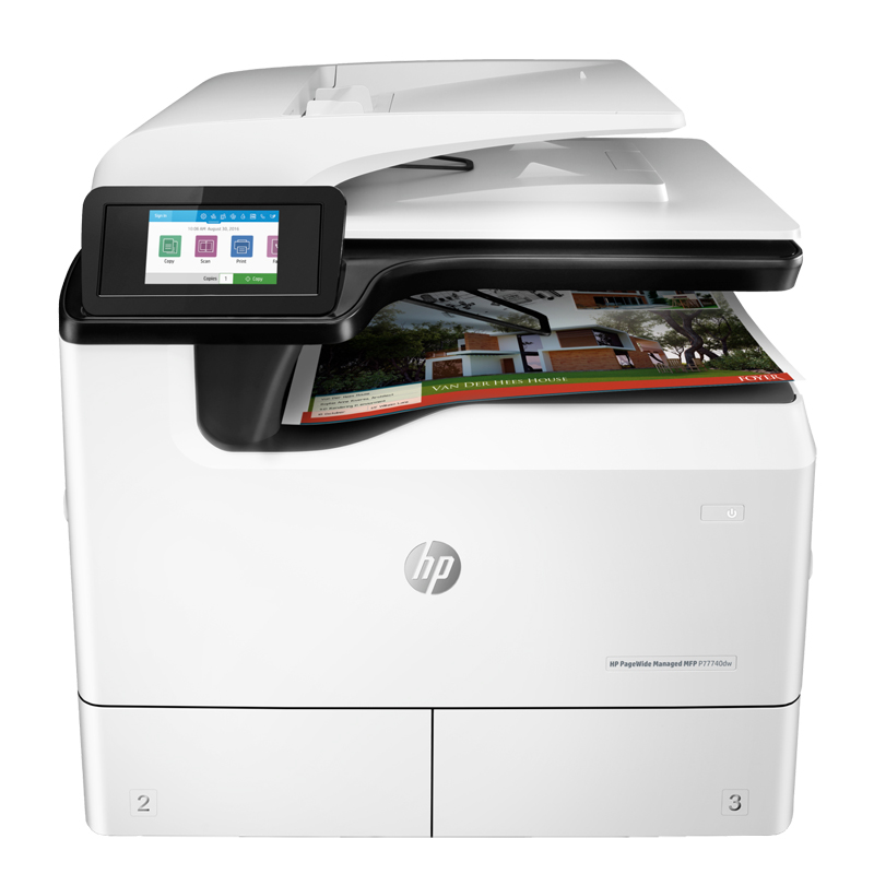惠普HP MFP P77740dw管理型彩色页宽复合机