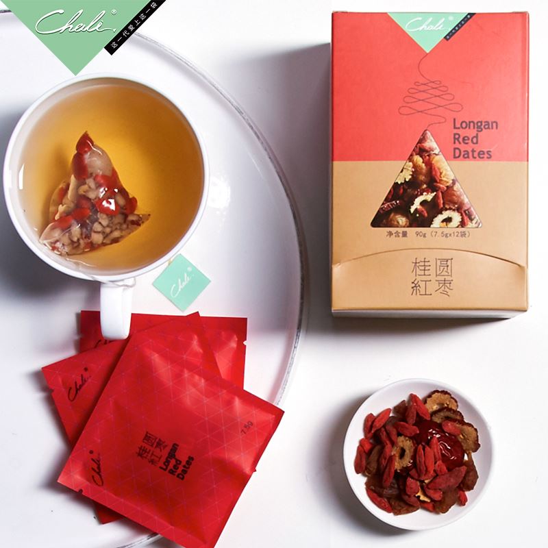 茶里ChaLi 桂圆红枣 三角包盒装